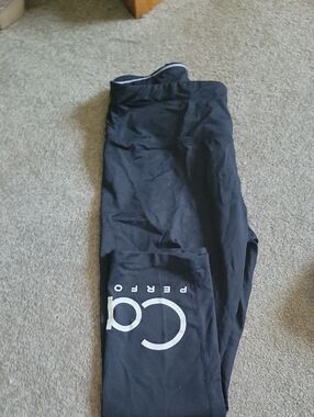 Calvin Klein Black Leggings with White Logo